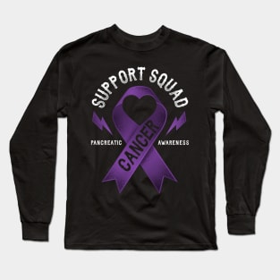 Support Squad Pancreatic Cancer Awareness Long Sleeve T-Shirt